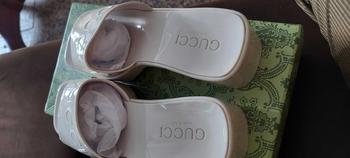 Product Review of Guốc G.C nhựa thơm hàng QCCC full box đế 5cm(2021) Shoes DéP Nữ GiàY from m**6 3