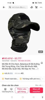 Product Review of Mũ Rằn Ri Cho Nam, Balaclava Đi Bộ Đường Dài Trong Rừng, Che Toàn Bộ Khuôn Mặt, Mũ Đội Đầu Quân Đội, Mũ Đạp Xe Thoáng Khí Cho Nam, Chống Tia UV, Mùa Hè from N**1 0