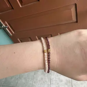 Ruby Tali Warna Gold | Gemstones Bracelet for Women Aesthetic Samapura