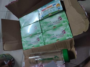 Product Review of Combo 5 Hộp (Gía sỉ)- NƯỚC TINH CHẤT DIỆP LỤC ĐẸP DA- COLLAGEN POWDER (MẪU CŨ) - HỘP 30 GÓI from N**n H** 0