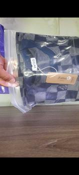 Product Review of Áo Thun Nam Nữ Màu Xanh Caro Ô vuông Nhỏ Chất cotong dệt Mịn mÁt Menswear Cổ Tròn Unisex from s**n 0