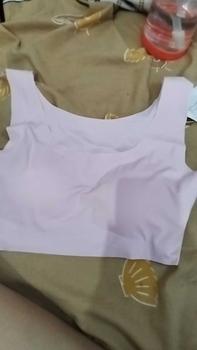 Product Review of Bra Seamless Pakaian Dalam Wanita BH Tipis Busa Bra Pink gaya Jepang Bahan adem Nyaman from G**a 0