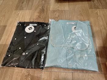 Product Review of Bộ đồ nữ pijama chất lụa xước trơn cổ sen tay dài quần dài Nhung from H** _**1 0