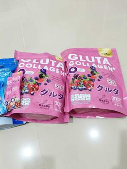 Product Review of สูตรใหม่ New กลูต้าคอลเจ้นพิ้งค์2ห่อ 60ซอง from ค**7 2