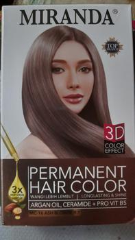Product Review of MIRANDA Hair Color Cat Rambut Abu Pewarna Rambut Ash Grey Blonde MC-16 from b**0 0