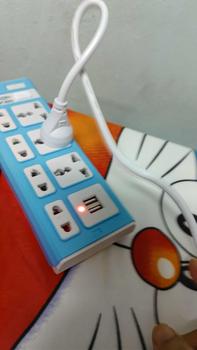 Product Review of (รับประกัน 2 ปีเต็ม) ปลั๊กไฟ ปลั๊ก มีUSB 2300W รางปลั๊กไฟ ปลั๊กUSB ปลั๊กพ่วง ปลั๊กอเนกประสงค์ หัวชาร์จUSB from แ**. 1