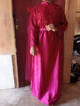 Product Review of Nikita Dress Queenbee Fashion Gamis Muslim Wanita Pesta Kondangan Bridesmaid Wisuda Brukat Tile Bordir Motif Payet Mutiara from p**_ 1