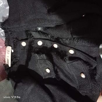 Product Review of Bộ Dạ Nữ Áo Dạ Tweed kèm Chân Váy chữ A Tua Rua Tiểu Thư xinh xắn và cá tính Top Kem from l**💞 0