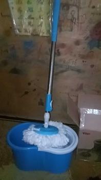 Product Review of GHL - Alat Pel Lantai Dengan Ember Pel Putar Praktis Kain Pel Spin Mop Alat Pembersih Lantai Gagang Stainless from h**l 2
