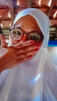 Product Review of Bergo Crinkle Airflow Jumbo /Jilbab Bergo Crinkle Airflow/Kerudung Bergo from A**. b**k 1