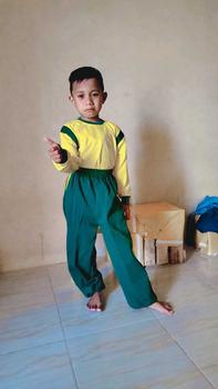 Baju Olahraga Anak Sekolah TK/SD Kuning Hijau Anak Baju - Shop ...