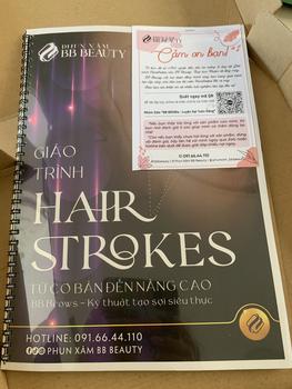 Product Review of SỔ LUYỆN VẼ SỢI HAIRSTROKES - BBBROWS Tổng hợp from N**9 1