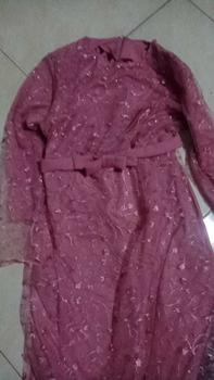 Product Review of MAXI ALMIRA / 4 UKURAN / M / L / XL / XXL / GAMIS KONDANGAN / GAMIS TILE MUTIARA / FASHION GAMIS WANITA Panjang Dalaman Muslim Pita Dress Pesta Kombinasi Remaja from s**i a**o 0