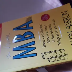 Buku The Visual MBA - Jason Barron Soft Cover kuliah otak