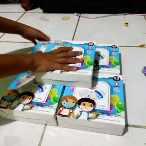 Duckbill KIDS i-Care isi 25pcs Masker Anak 3ply Duckbill 3D 0-8 Tahun - Big Plaza Bayi