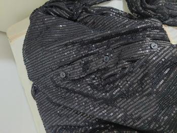 Product Review of Áo Kim Sa Nhũ BlingBling -> Sơ Mi Nữ Dáng Giấu Quần Form Rộng by @ngoctienstore2 Top Women Nhung Voi from T**i 0