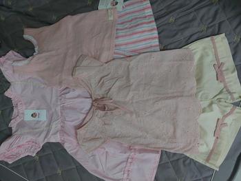 Product Review of Bộ đồ hè cho bé gái lẻ size - Chất liệu thô boi thêu và linen mềm from K**U S**U 0