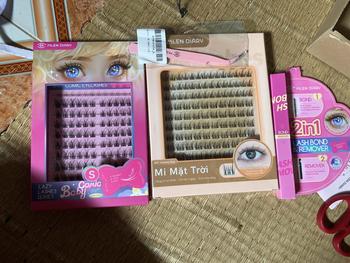 Product Review of Mlen Diary - BST Galaxy Box Sun Moon Stars Mi Giả Tách Sợi, Mi Cụm Dễ Dùng, Mi Gắn Ăn Ảnh, Mi Gia Chùm 3 Cụm, Sợi Mi Mảnh, Có Thể Sử Dụng Được Nhiều Lần from P**n 1