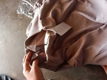 Product Review of READY STOCK GAMIS AIRFLOW LENGAN BALON SIZE XL LD 120 crinkle muslim dress Wanita Panjang from A**i 2