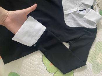 Product Review of Áo sơ mi nữ thiết kế phối thun hottrend thu đông kiểu dáng trẻ trung sang trọng sơ mi đi tiệc đi làm đi chơi LAMO- B1375 from P**g T**o 2