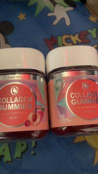 Product Review of [Live] Combo 2 Hộp Kẹo Dẻo Collagen Hỗ Trợ Trẻ Hóa Sáng Da - Cải Thiện Sức Khỏe Tóc Móng Vị Đào Kết Hợp Biotin, Vitamin C & Vitamin E Coolvita (60 viên x 3g)/hộp from T**ý N** 0