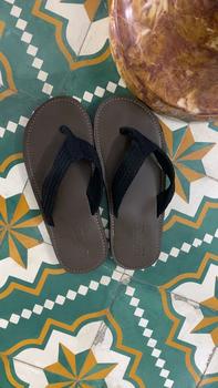 Product Review of COOPER SHOP Dép Xỏ Ngón Quai Vải , May Đế Cao Cấp Đế Bằng Cao Su Đồng Nam Nhung depnam Slipper DéP dibien Sandal, dép lào sanpham moi from T**g T**g 0