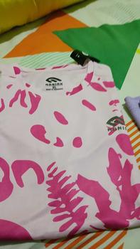 Product Review of MANIAK Baju Olahraga Lengan Pendek Wanita Corak Motif Atasan Senam Running Lari Zumba Gym Fitnes (MP02 S/S) from O**a r**a 0