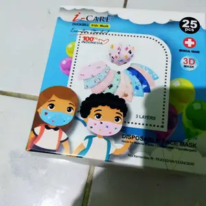 Duckbill KIDS i-Care isi 25pcs Masker Anak 3ply Duckbill 3D 0-8 Tahun - Big Plaza Bayi