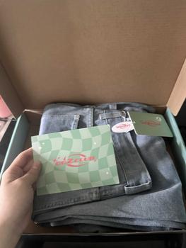 Product Review of M4 - GuZ Club - Quần Jeans dài Wash cạp cao ống rộng tôn dáng form unisex nam nữ có túi Mensswear Menswear Pants from S**i 1