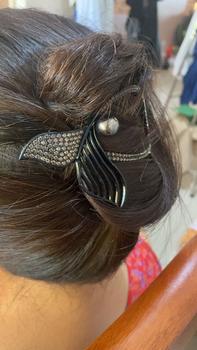Product Review of Y037 Kẹp Tóc Đuôi Cá Tua Rua Lấp Lánh Women from T**n 0