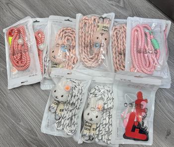 Product Review of เชือกเส้นเล็กโทรศัพท์มือถือ เชือกทอ แข็งแรง ทนทาน สายคล้องโทรศัพท์มือถือ เหมาะสำหรับการเดินทางกลางแจ้ง สายคล้องครอสบอดี้ พร้อมจี้ from O** 0