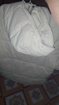 Product Review of Áo phao béo nữ có mũ chất Poly Cotton Trơn Trần Bông Siêu Ấm, Áo Phao Béo Nữ Hàn Quốc 2023 from m**️ 1