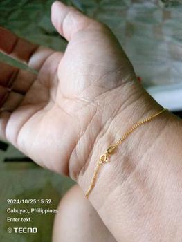 Product Review of 18K Cadena Dainty Bracelet from a** L**a ❤** 1