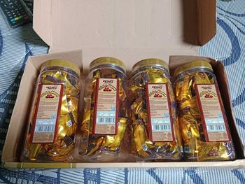 Product Review of Dking coklat almond isi 4 toples ( COD )  kacang almond utuh lapis coklat from K**y 2