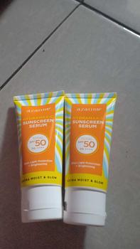 Product Review of [Twin Pack] Azarine Hydramax-C Sunscreen Serum SPF50 PA++++ 40ml Acid Hyaluronic Facial  Berminyak  Wajah  Sunblock from E** N**i 1