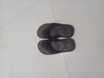 Product Review of Xỏ Ngón May Đế ,Quai Làm Bằng Vải Bện sự Kết Hợp đến từ COOPER SHOP  Nam Đế Bằng Cao Su Nhung Đồng sandal namnu dep xongon depnam sanpham moi dibien, dép lào from D**6 0