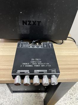 Product Review of พร้อมส่ง ZK-TB21 ZK-502MT แอมจิ๋ว บลูทู ธ 5.0 ซับวูฟเฟอร์เครื่องขยายเสียง กำลังขับ 2*50W+ซัพ 100W ซิฟ  ระบบ 2.1ch from ม**น 1