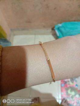 Product Review of THIQLA - Gelang Serut Wanita FASL - Gelang Kecil Tipis Mirip Gelang Emas Model 2025 - Gelang Aurel Mirip Gelang Titanium Wanita Anti Karat from h**i 3