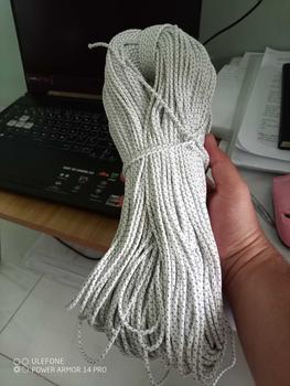Product Review of [1kg 135 mét] Dây dù size 2mm, 3mm, 4mm, 5mm, 6mm, 7mm, 8mm mè trắng đen,trắng xanh làm dây luồng, dây cột đồ, thủ công from T**n D** 1