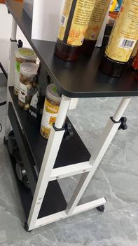 Product Review of Bàn Học Cạnh Giường Bàn Làm Việc 3 Tầng Có Bánh Xe Tiện Lợi Điều Chỉnh Được Chiều Cao from K** P**G H** T**H 0
