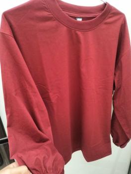 Product Review of ÁO THUN TAY DÀI NỮ PHONG CÁCH UZZANG DỄ THƯƠNG FREESIZE 70 KG TD240901 Women Top Cổ Tròn Nhung Voan from Q**️ 0
