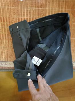 Product Review of Quần Tây Nam Suông Ống Đứng chất nống chéo 79 co giãn nhẹ  ống 18 - 23cm Menswear Pants Ong from T**h T**y 1