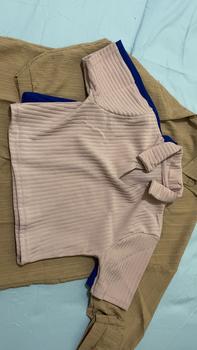 Product Review of Premium Sierra Top - Kaos Rib Knit Polo Crop Lengan Pendek Wanita Korean atasan baju  basic from o**t 0