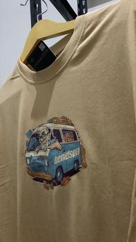 Product Review of BENIDSON Oversized Tshirt Cream Fun Holiday from t**k 0