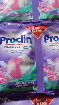 Product Review of PROCLIN pemutih pakaian 25ml x 12pcs 1 Renceng from i**a 0