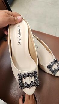 Product Review of HMF Yuiko High Heels Mules Wanita 7 cm AR08 from d**i 1