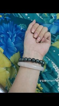 Product Review of Vòng tay thachanh hồng tự nhiên chọt 10mm kích thước 50-60mm - Phụ Kiện from L** N** 0