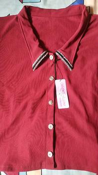 Product Review of Jaddmei”Oliv top model tali belakang semi crop premium bangkok Kancing Tebal Wanita Slim Denim Atasan Denim from i**l m**h 0
