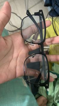 Product Review of Kính râm chống ánh sángxanh biển đổi màu, kính râm nửa gọng cao cấp, Retro và đẹp trai, kính quang sắc, sành điệu from M**5 0