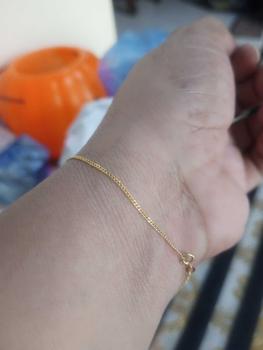 Product Review of 18K Cadena Dainty Bracelet from u**2 2